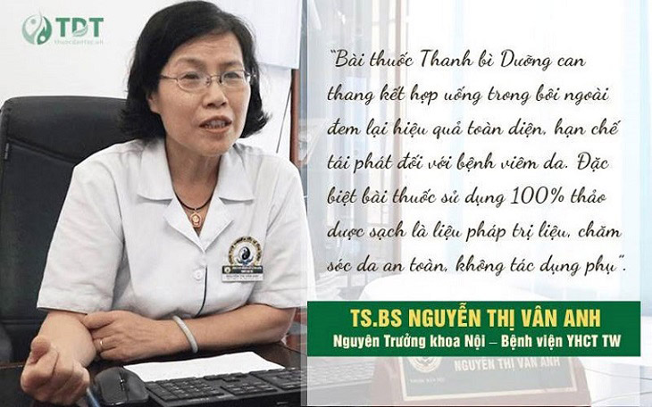 Nhận xét của TS.BS Nguyễn Thị Vân Anh về Thanh bì dưỡng can thang