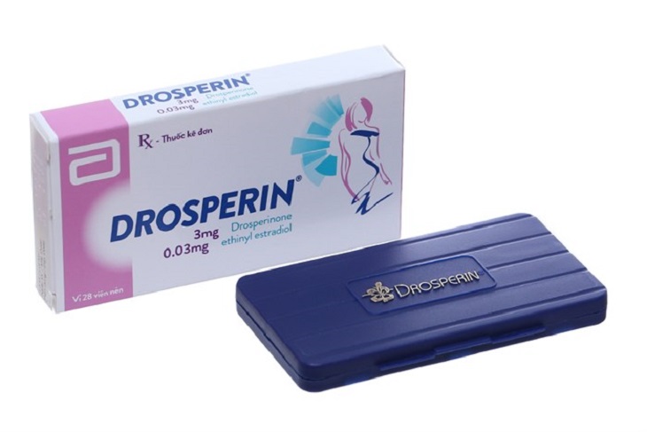 Bị rong kinh uống thuốc gì - Thuốc tránh thai hàng ngày Drosperin 28 viên