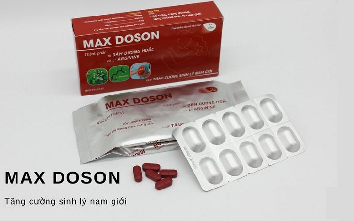 Thuốc trị xuất tinh sớm Max Doson giúp quý ông làm chủ cuộc yêu