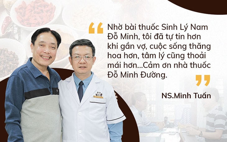 NSUT Minh Tuấn hài lòng với kết quả điều trị tại Đỗ Minh Đường
