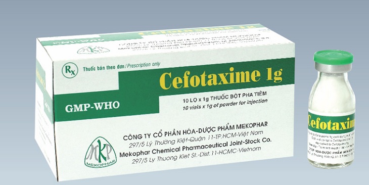 Cefotaxime là thuốc chữa viêm vùng chậu có tác dụng mạnh với các vi khuẩn lậu cầu