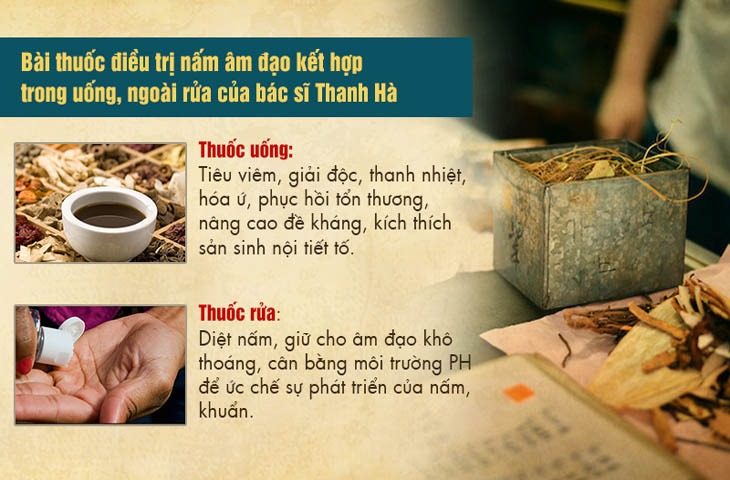 Hai bài thuốc uống và ngâm rửa trong trị nấm âm đạo của bác sĩ Đỗ Thanh Hà