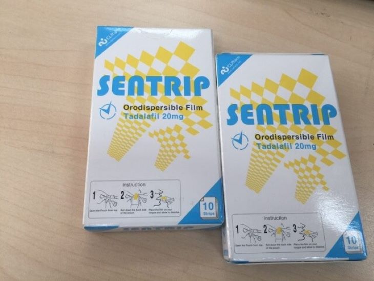 Tem ngậm Sentrip là một trong những sản phẩm tăng cường sinh lý nam nổi tiếng của Hàn