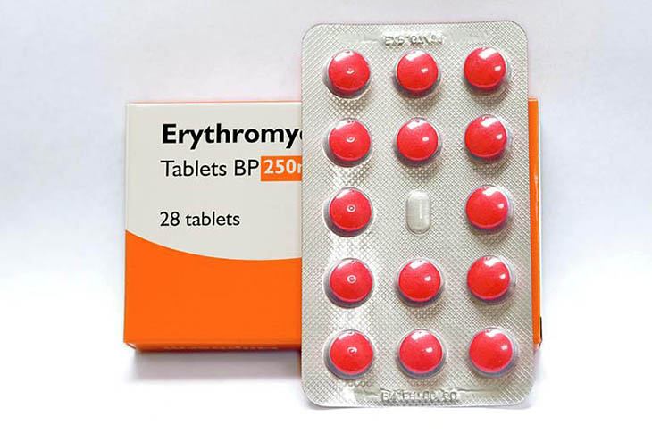 Thuốc trị viêm amidan Erythromycin