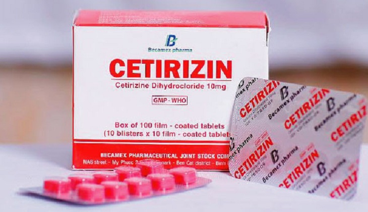 Thắc mắc viêm mũi dị ứng uống thuốc gì thì bạn có thể tham khảo loại kháng sinh Cetirizin