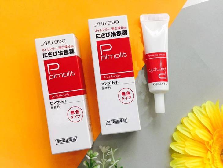Shiseido Pimplit luôn có mặt trong top thuốc trị mụn sưng đỏ tốt nhất tại Nhật Bản