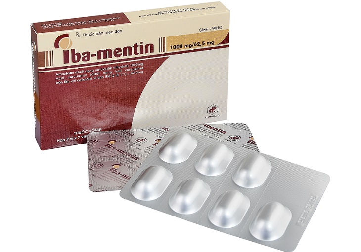 Thuốc trị viêm amidan Iba-mentin