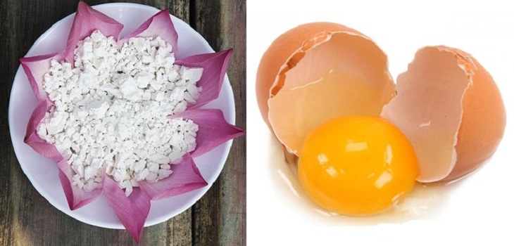 Lòng trắng trứng gà không chỉ dưỡng ẩm mà khi kết hợp với bột sắn dây tạo công thức trị nám hiệu quả