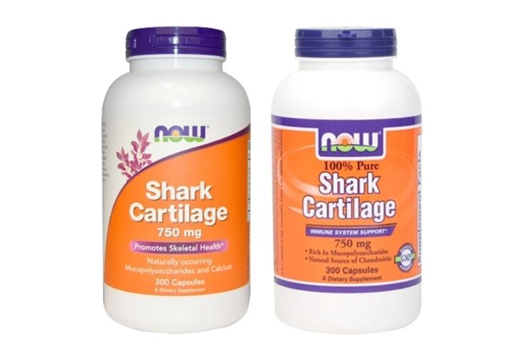 Thuốc đau xương khớp sụn vi cá NOW Shark Cartilage