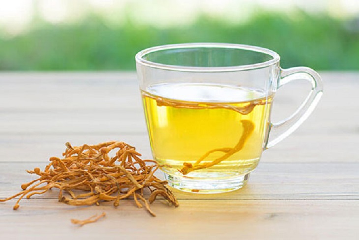 Bạn có thể sử dụng đông trùng hạ thảo khô để pha trà