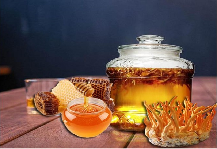 Đông trùng hạ thảo ngâm mật ong rất tốt cho sức khỏe