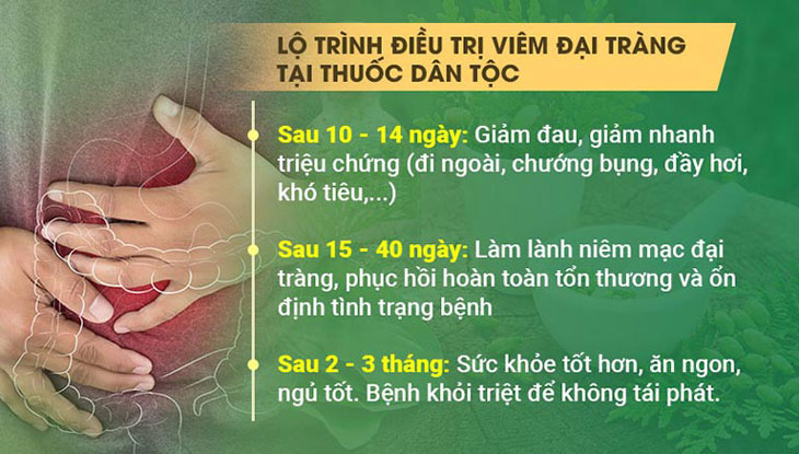 Lộ trình điều trị của bài thuốc Tiêu thực Phục tràng hoàn