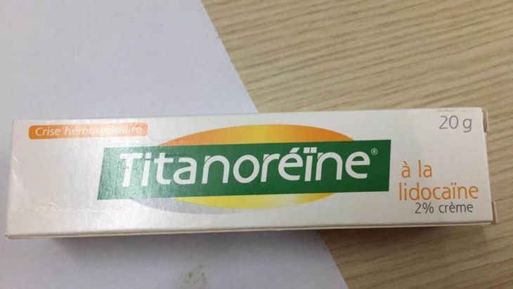 Thuốc trị bệnh trĩ Titanoreine dùng dưới dạng bôi