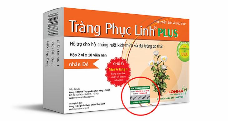 Tràng Phục Linh Plus hỗ trợ chữa viêm đại tràng co thắt