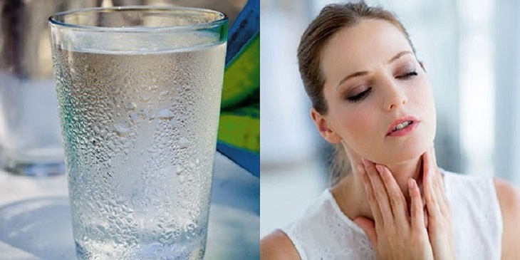 Uống nước đá có thể gây xung huyết niêm mạc hô hấp