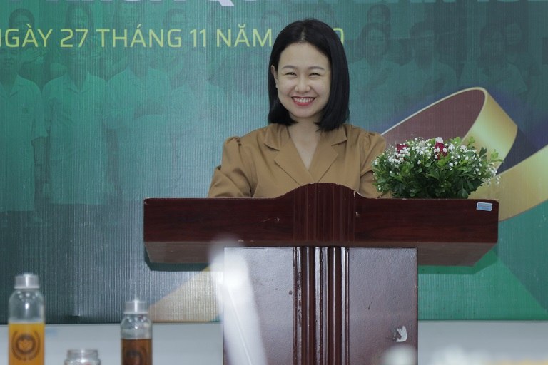Bà Đinh Kim Thoa chia sẻ về định hướng phát triển Trung tâm