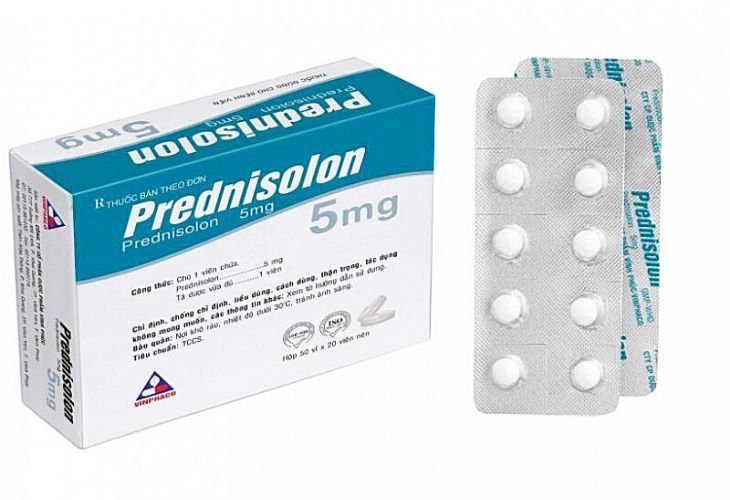 Viên uống điều trị viêm khớp dạng thấp Prednisolon