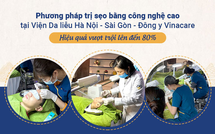 Viện Da liễu Hà Nội - Sài Gòn là một trong những địa chỉ áp dụng thành công phương pháp trị sẹo công nghệ cao