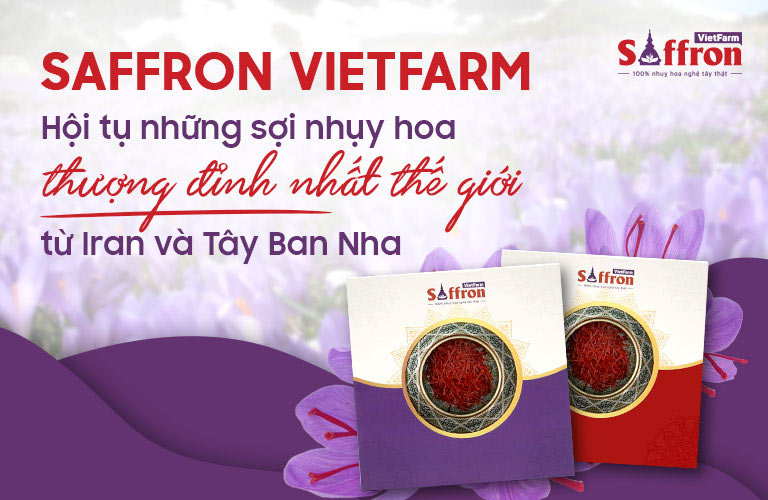 Saffron Vietfarm phân phối những sợi nhụy hoa trứ danh thế giới