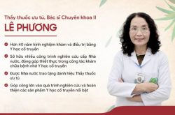 Bác sĩ Lê Phương - Chuyên gia Y học cổ truyền 40 năm kinh nghiệm